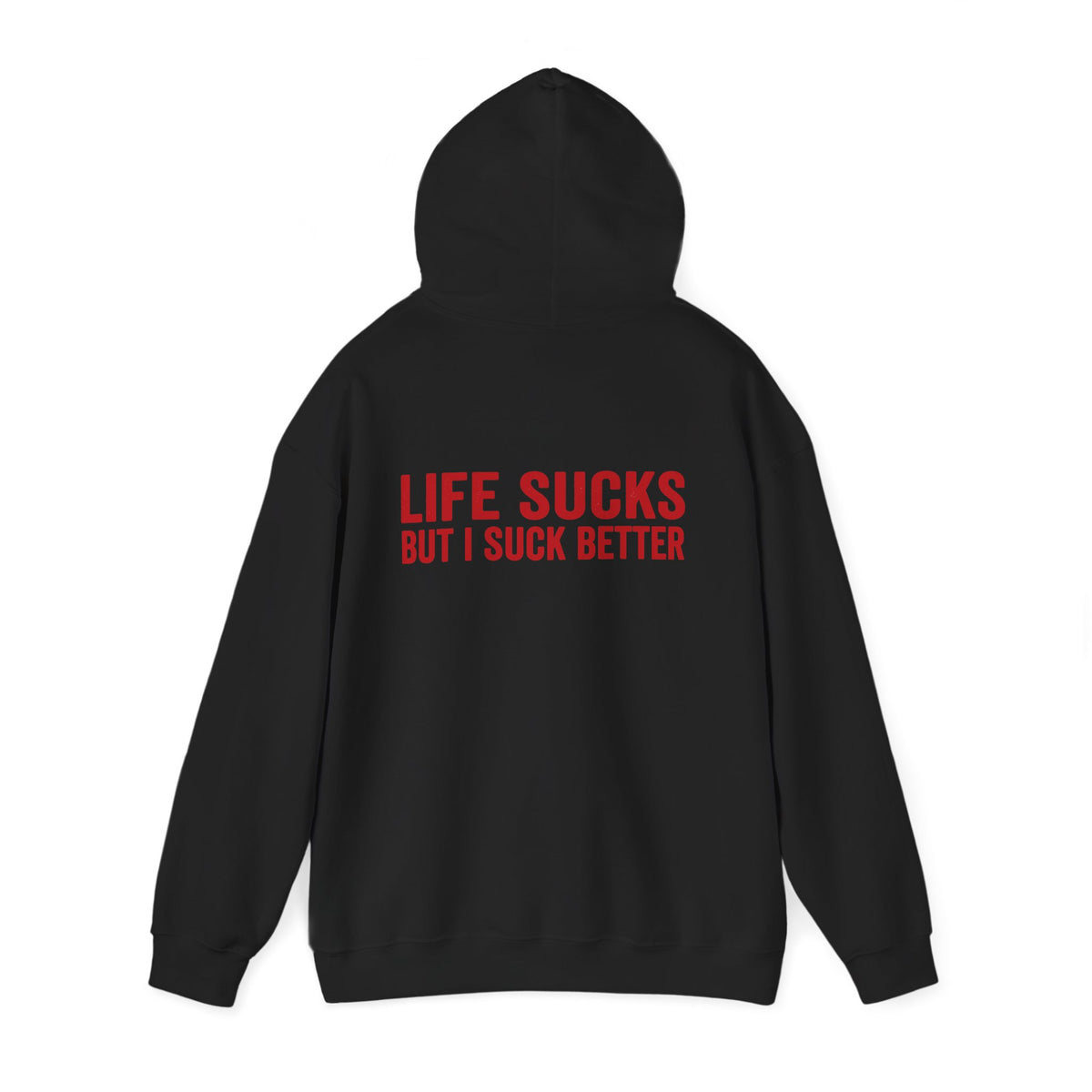 "Life Sucks" Graphic Streetwear Hoodie