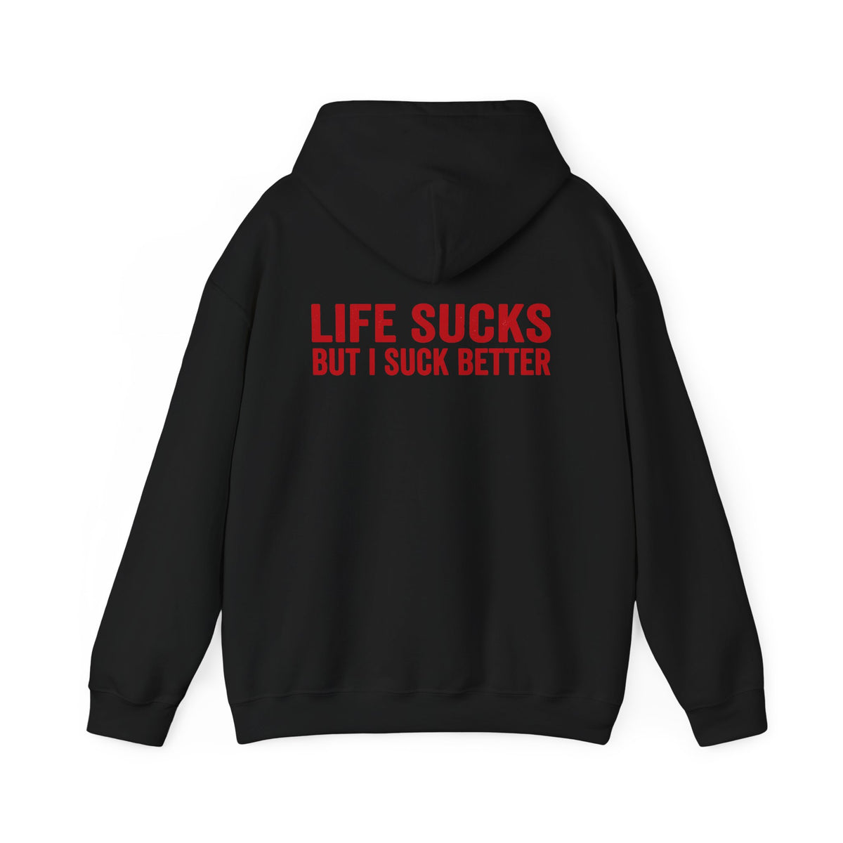 "Life Sucks" Graphic Streetwear Hoodie