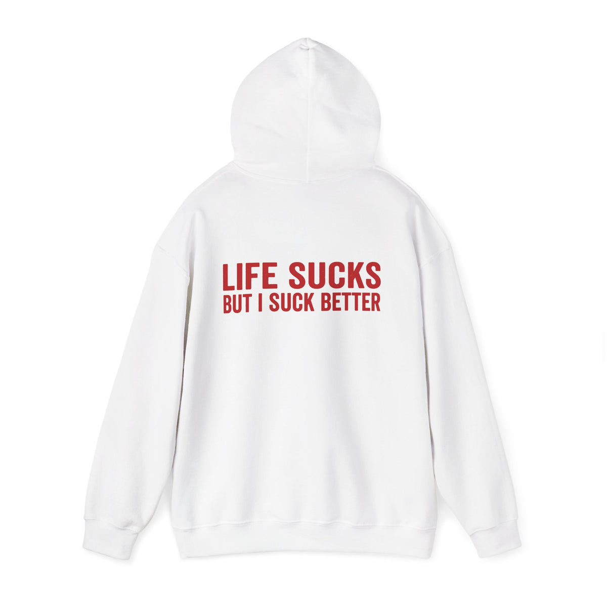 "Life Sucks" Graphic Streetwear Hoodie