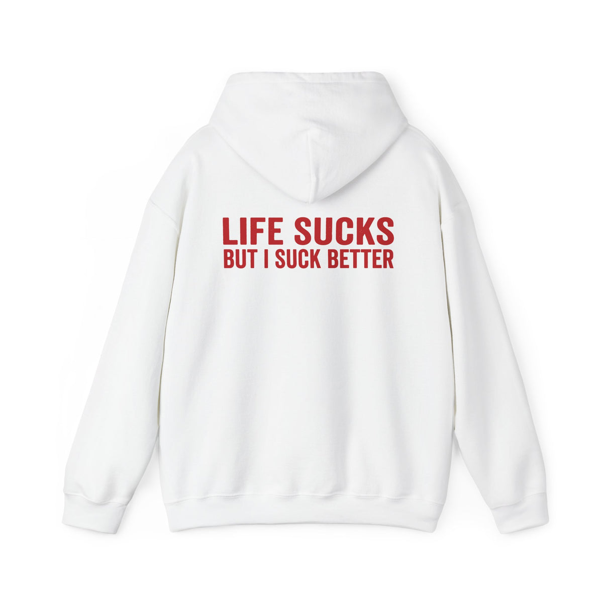 "Life Sucks" Graphic Streetwear Hoodie